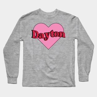 Dayton Ohio Heart Long Sleeve T-Shirt